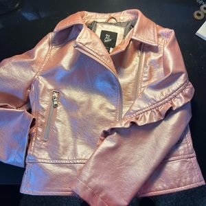 Kids Faux Leather Jacket
